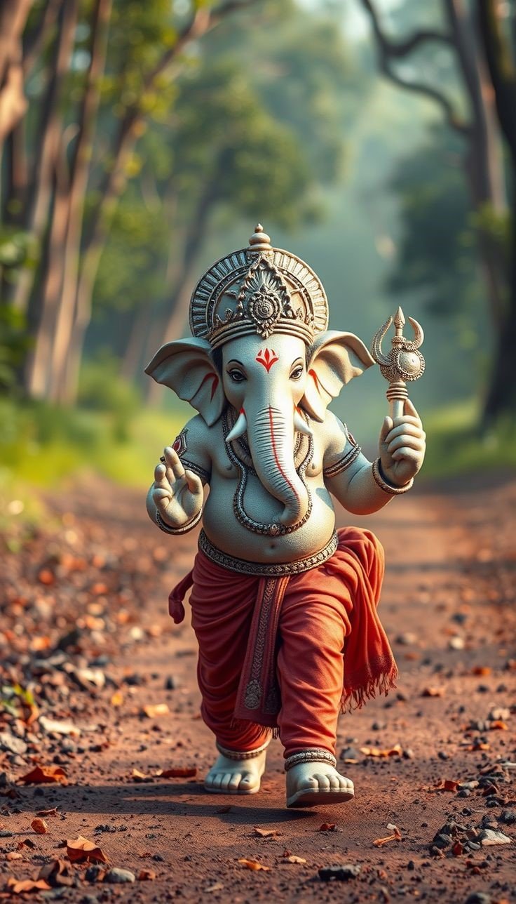 23. Ganesha Walking Picture 23. Ganesha Walking Picture