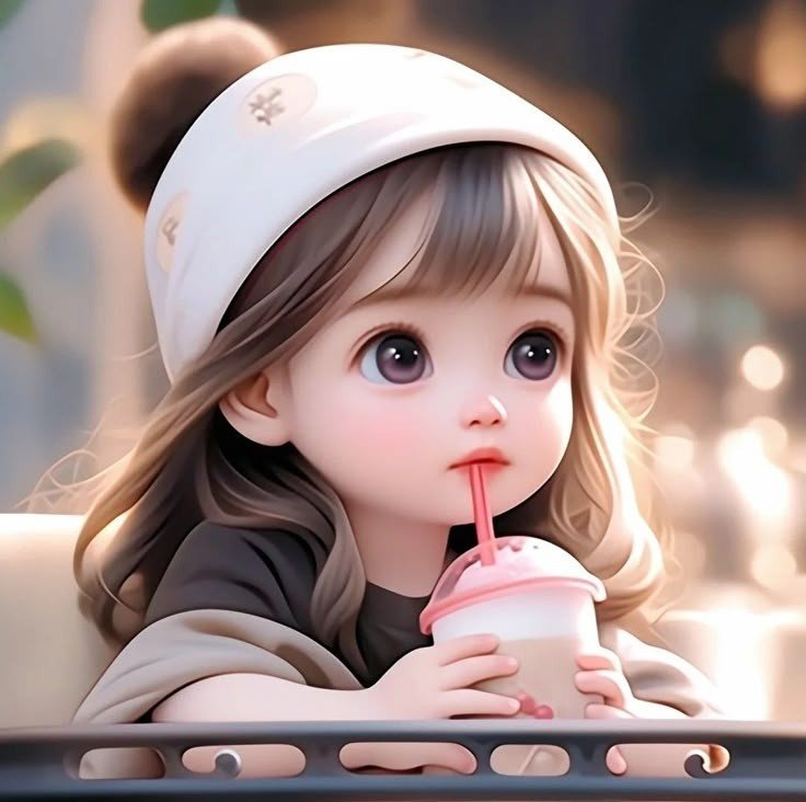12. Cute Cartoon Girl 12. Cute Cartoon Girl
