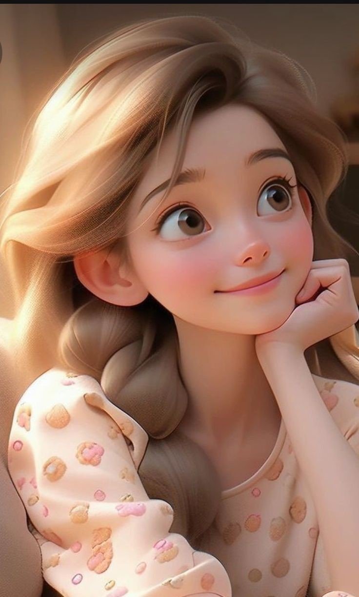 23. Beautiful Cartoon Girl Image for FB 23. Beautiful Cartoon Girl Image for FB