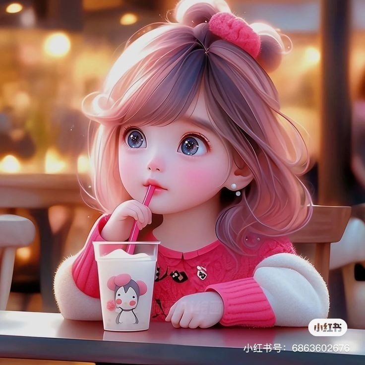 8. Cartoon Lovely Pic for Girl 8. Cartoon Lovely Pic for Girl